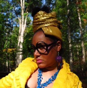 Vintage Gold Shimmery High Waisted Pant